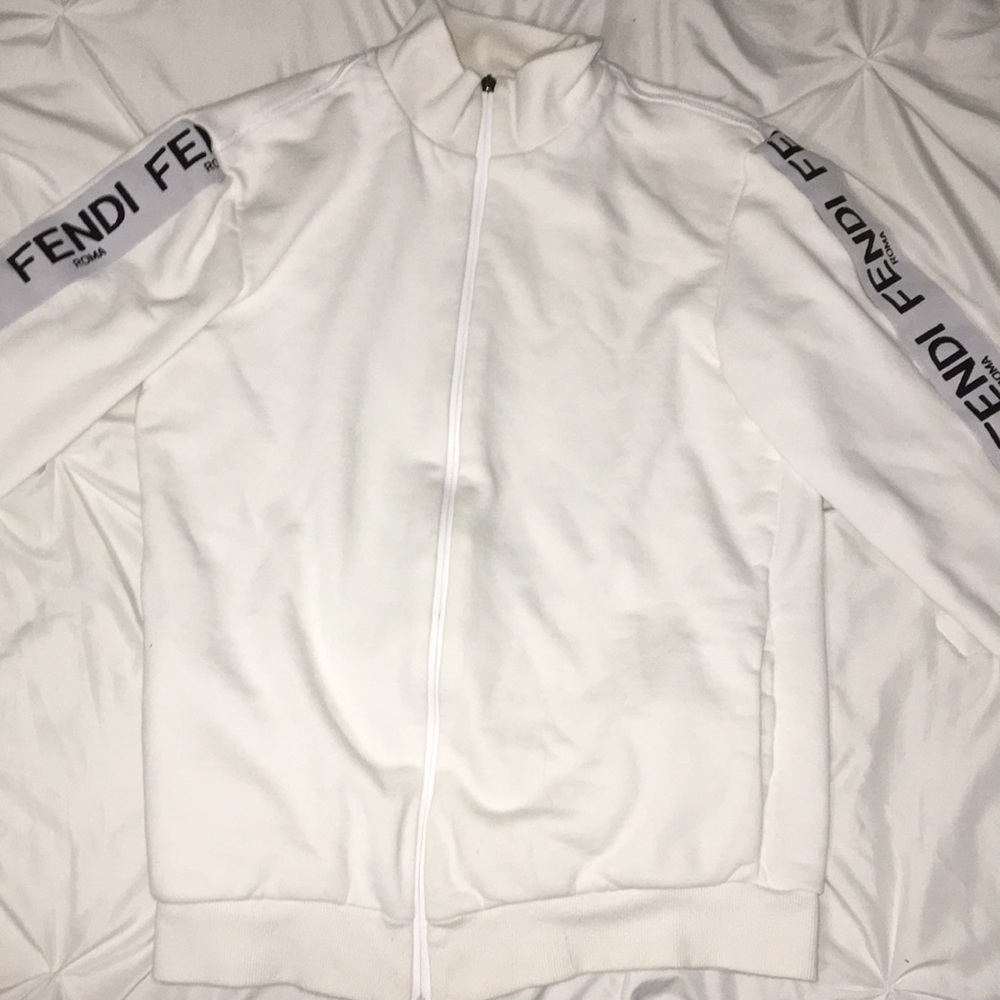 Fendi mens zip up sweater